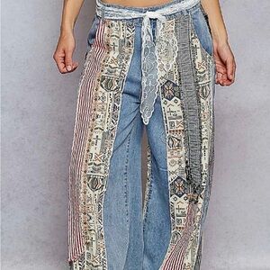 POL Multicolor Wide Leg Pants